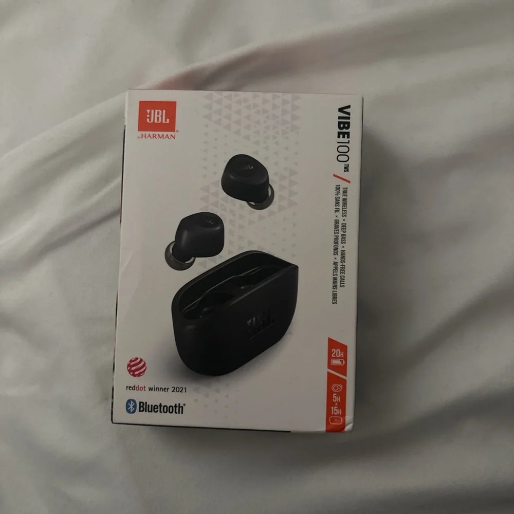 JBL Vibe 100TWS Black Wireless Earbuds